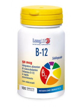 LONGLIFE B12 50MCG SUBL 100TAV